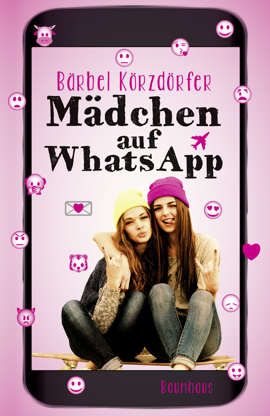 Mädchen auf WhatsApp